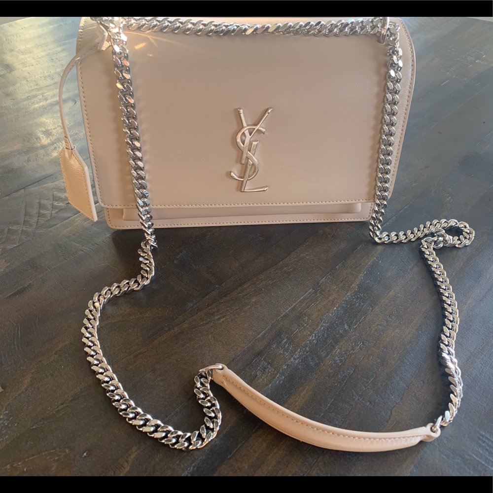 Saint Laurent Sunset Medium - Beige - Crossbody